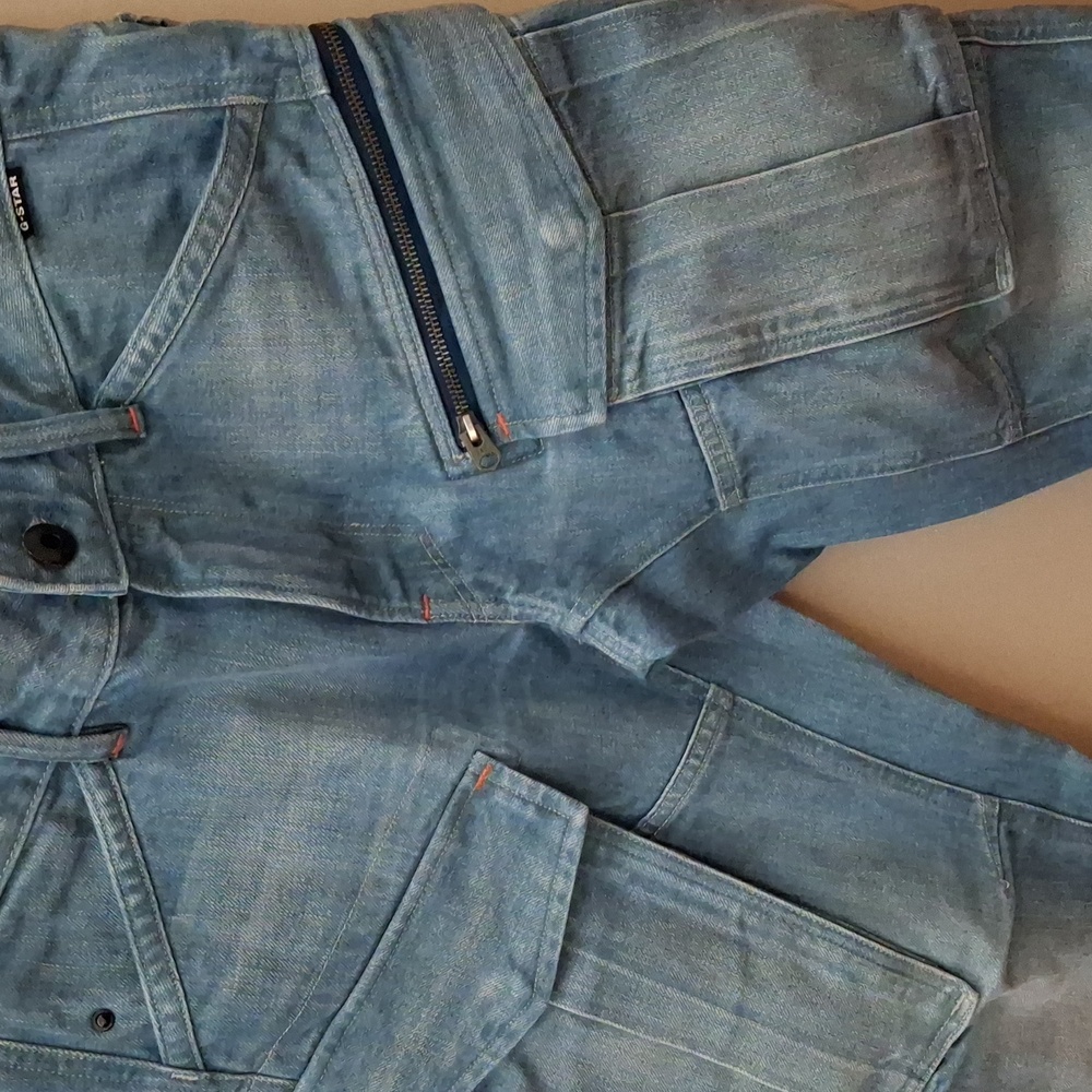 G-Star Raw Rovic Zip 3D Light Blue Denim Jeans_1 - Picture 3 of 6